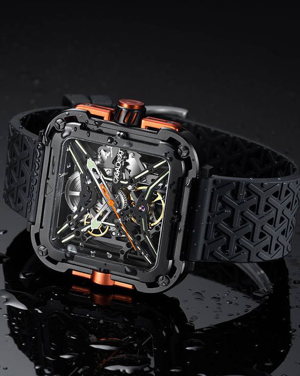 CIGA Design X Series Orange Automatic X011-BLOG-W25BK