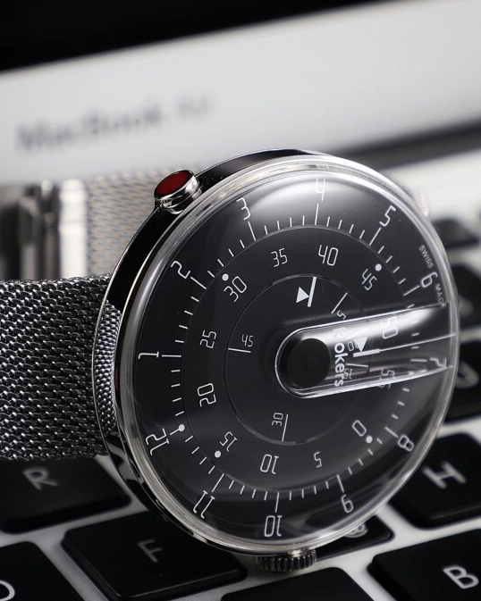 Klokers KLOK-01 Minimal Black Steel