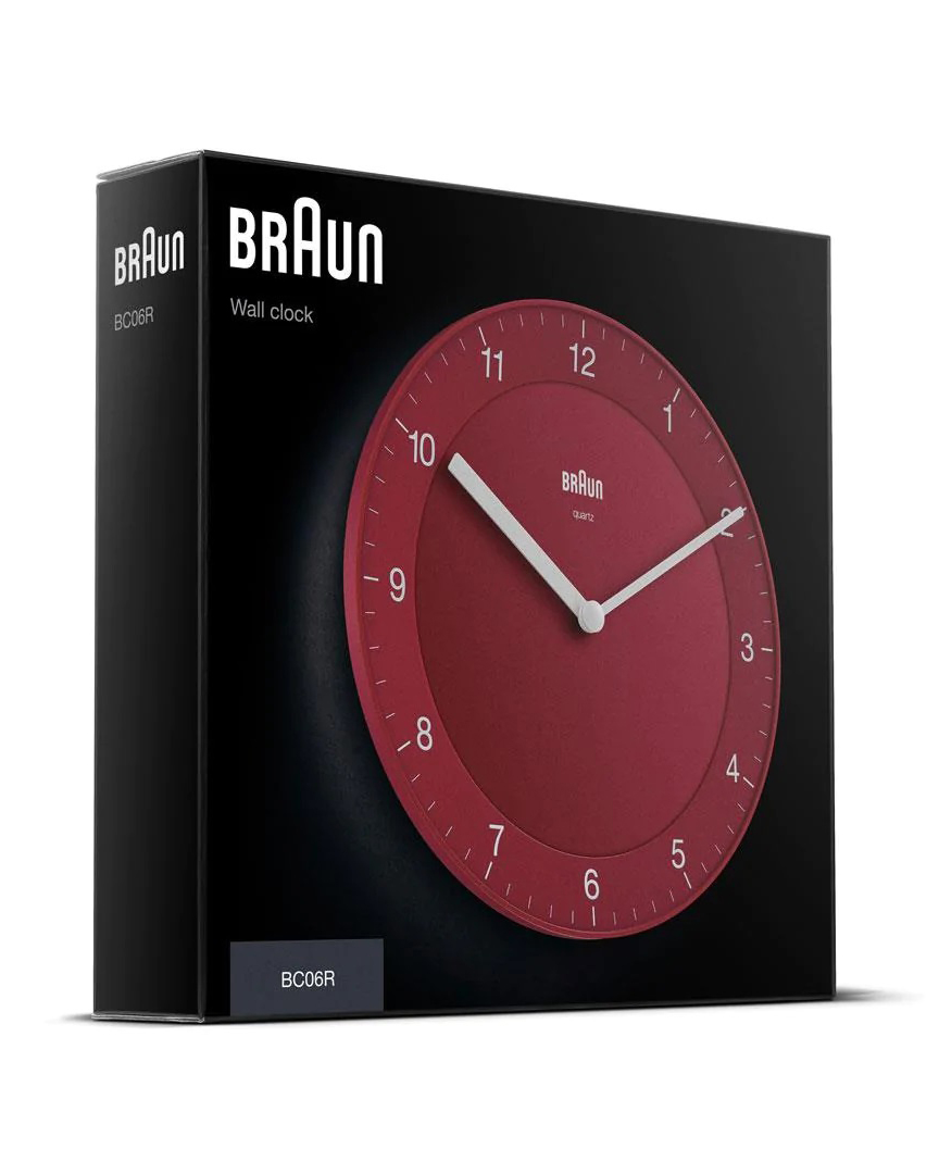 Braun Настенные часы BC06 Red