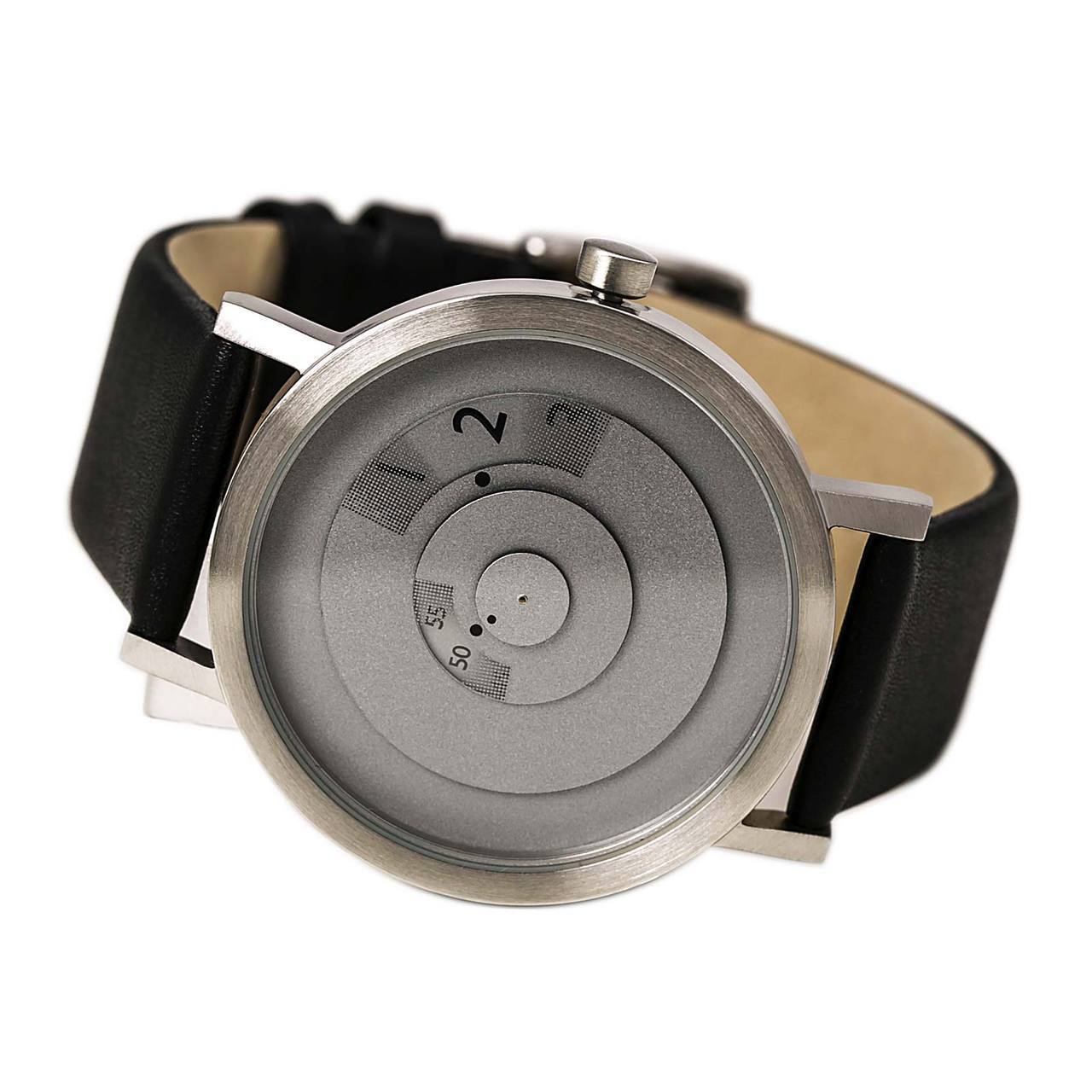 Projects Reveal Silver Leather 40 mm