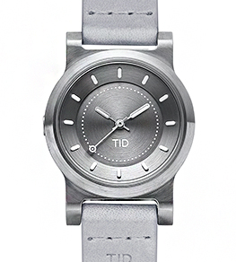 часы  No.4 Silver leather <br>28 mm  фото 1