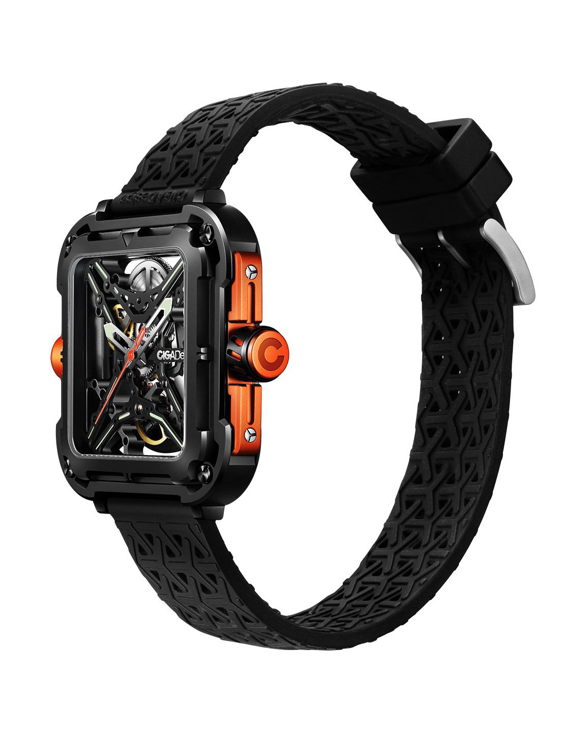 CIGA Design X Series Orange Automatic X011-BLOG-W25BK