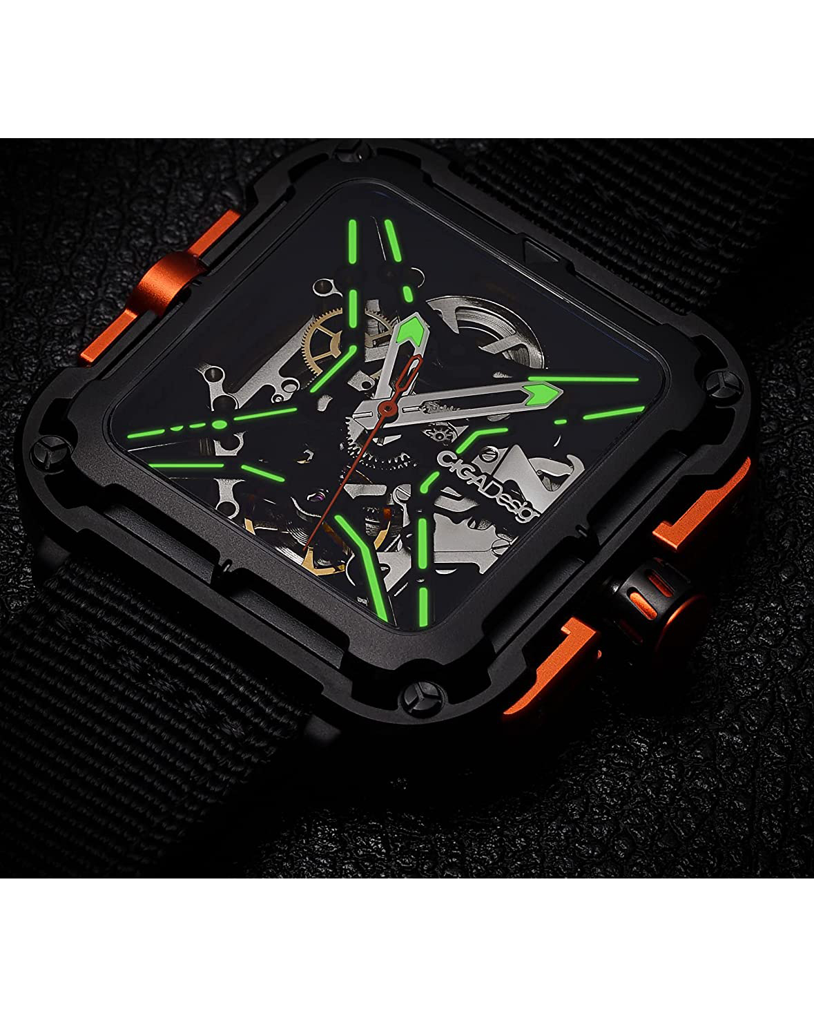 CIGA Design X Series Orange Automatic X011-BLOG-W25BK