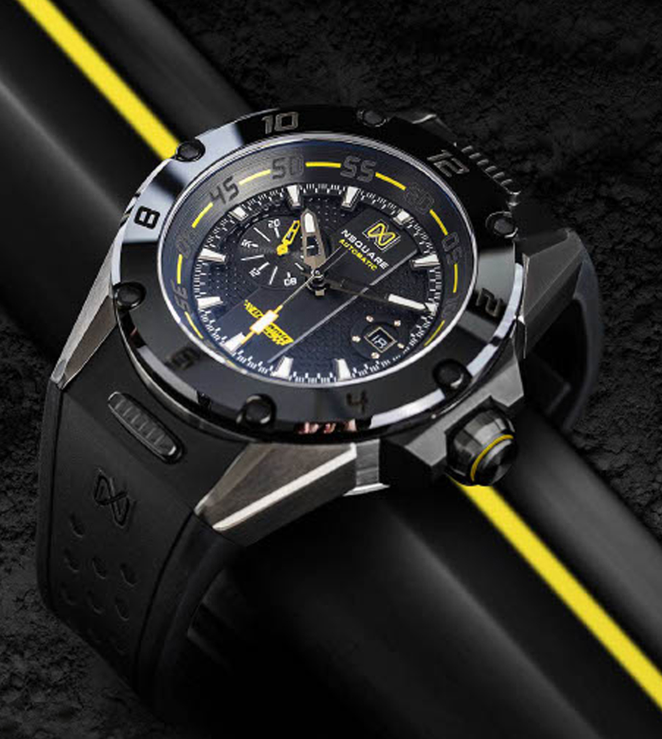 NSQUARE Dynamic Race Black Yellow N31.1