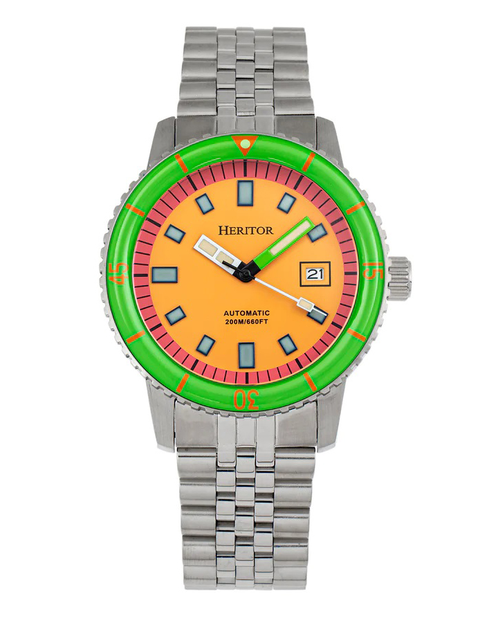 WOW-Цена HERITOR Edgard Orange Automatic