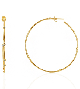 Melinda Maria Melinda Maria Серьги-конго <br>Link Hoop Gold  фото 1