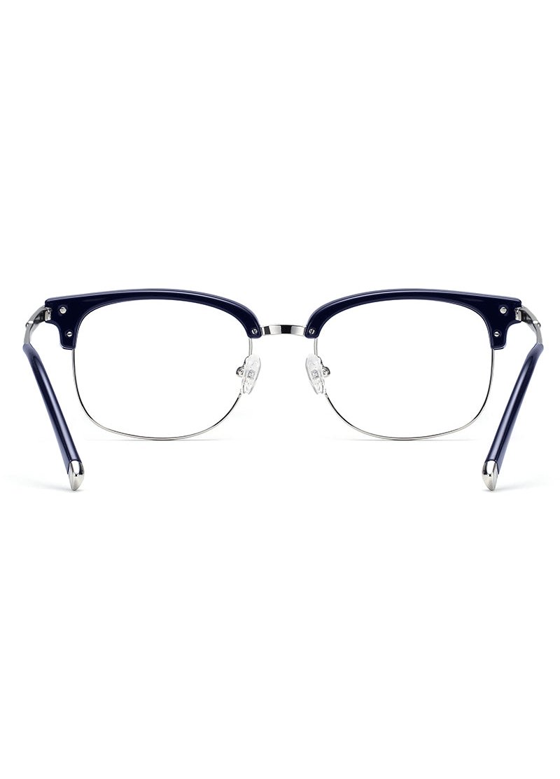 A.B. art a.b.art Retro Metal Half Rim Blue