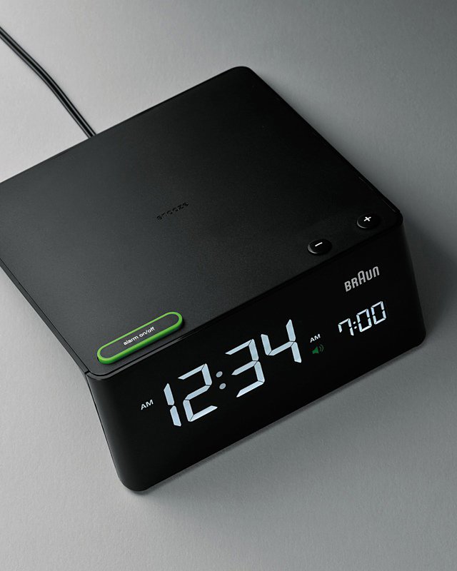 Braun Будильник цифровой VA LCD BNC016 Black