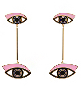 Jennifer Loiselle Серьги EYE SEE YOU BAR DROP 