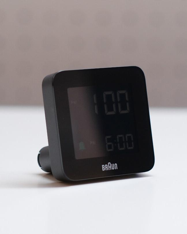 BRAUN БУДИЛЬНИКИ Будильник BC09 Black