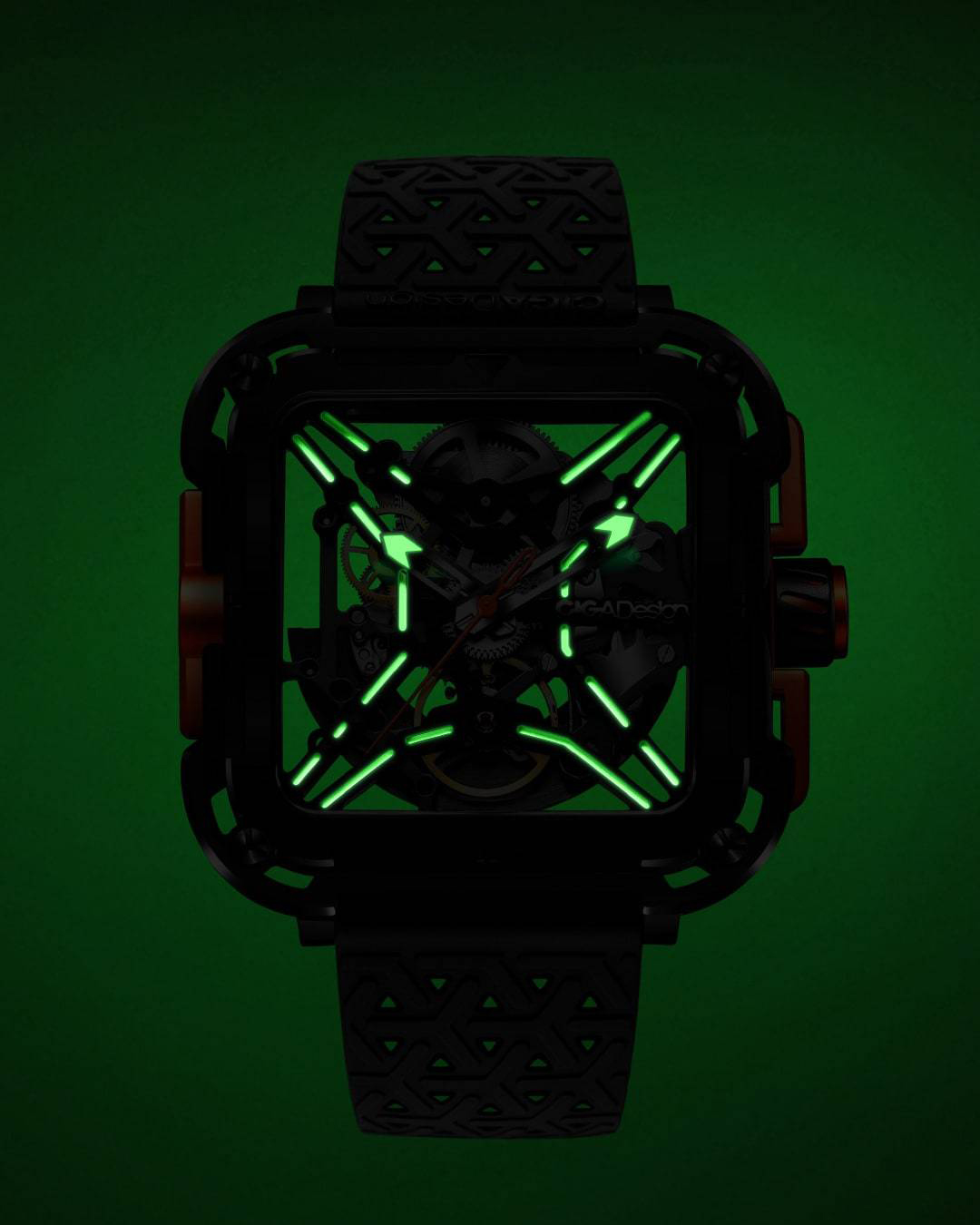 CIGA Design X Series Orange Automatic X011-BLOG-W25BK