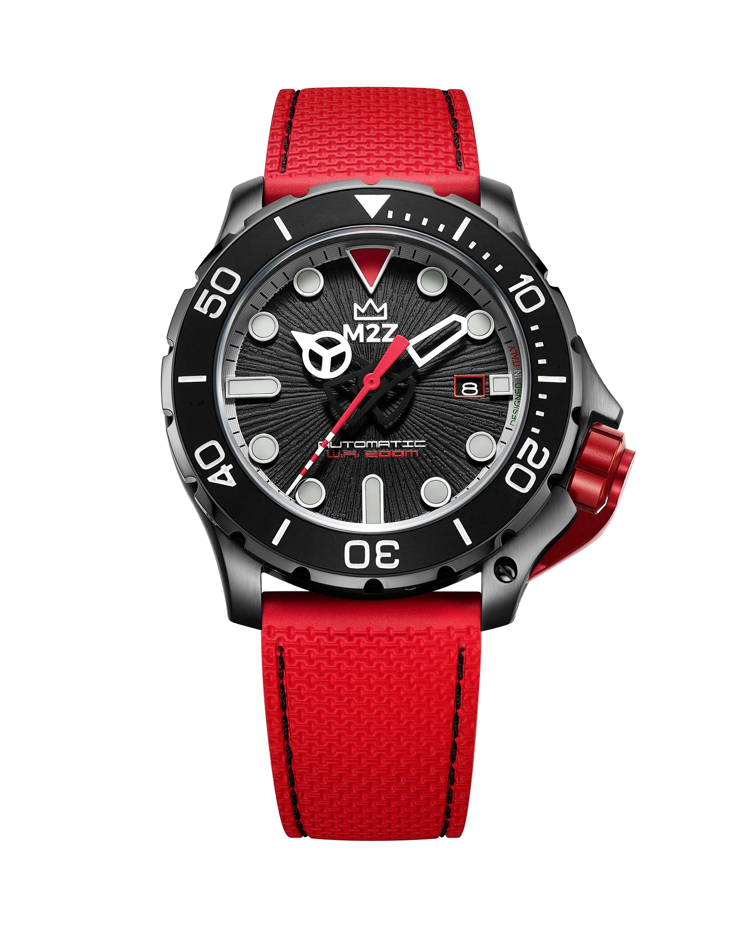 M2Z Watches DIVER WATCH 200 - 005 RED