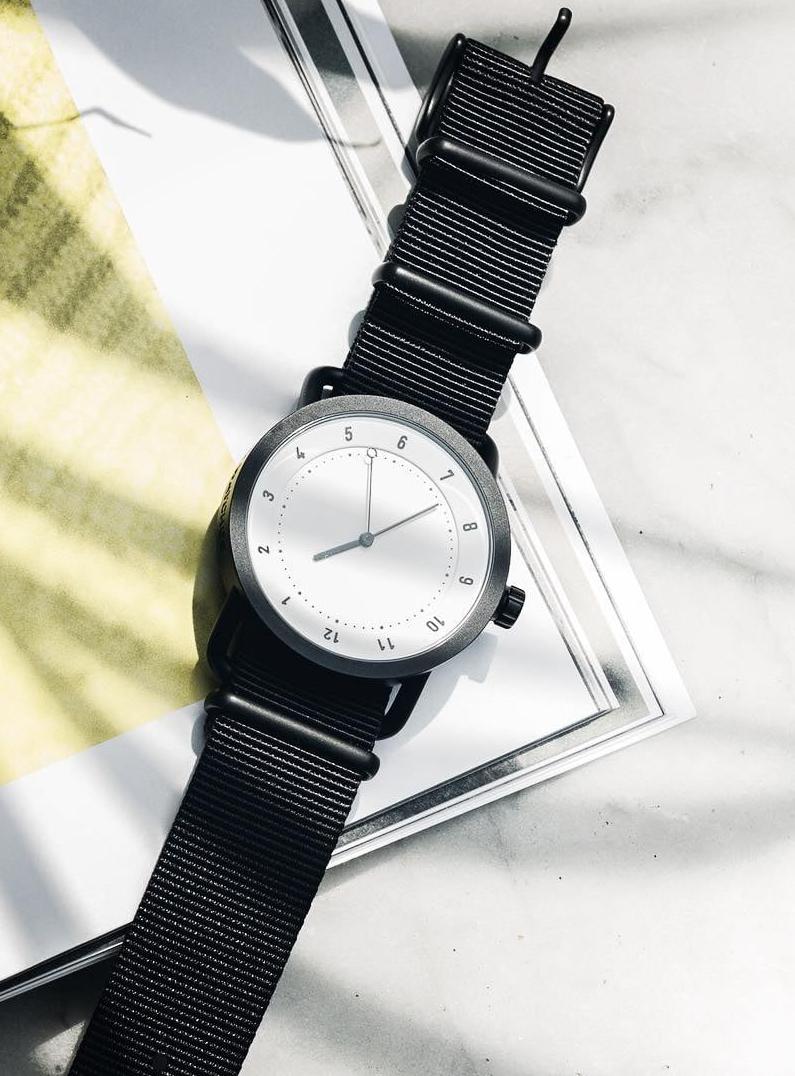 TID No.1 White Black Nylon 36 mm