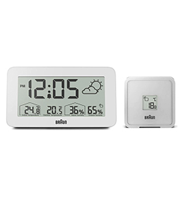 Braun Метеостанция и Будильник <br>BC13 White  фото 1