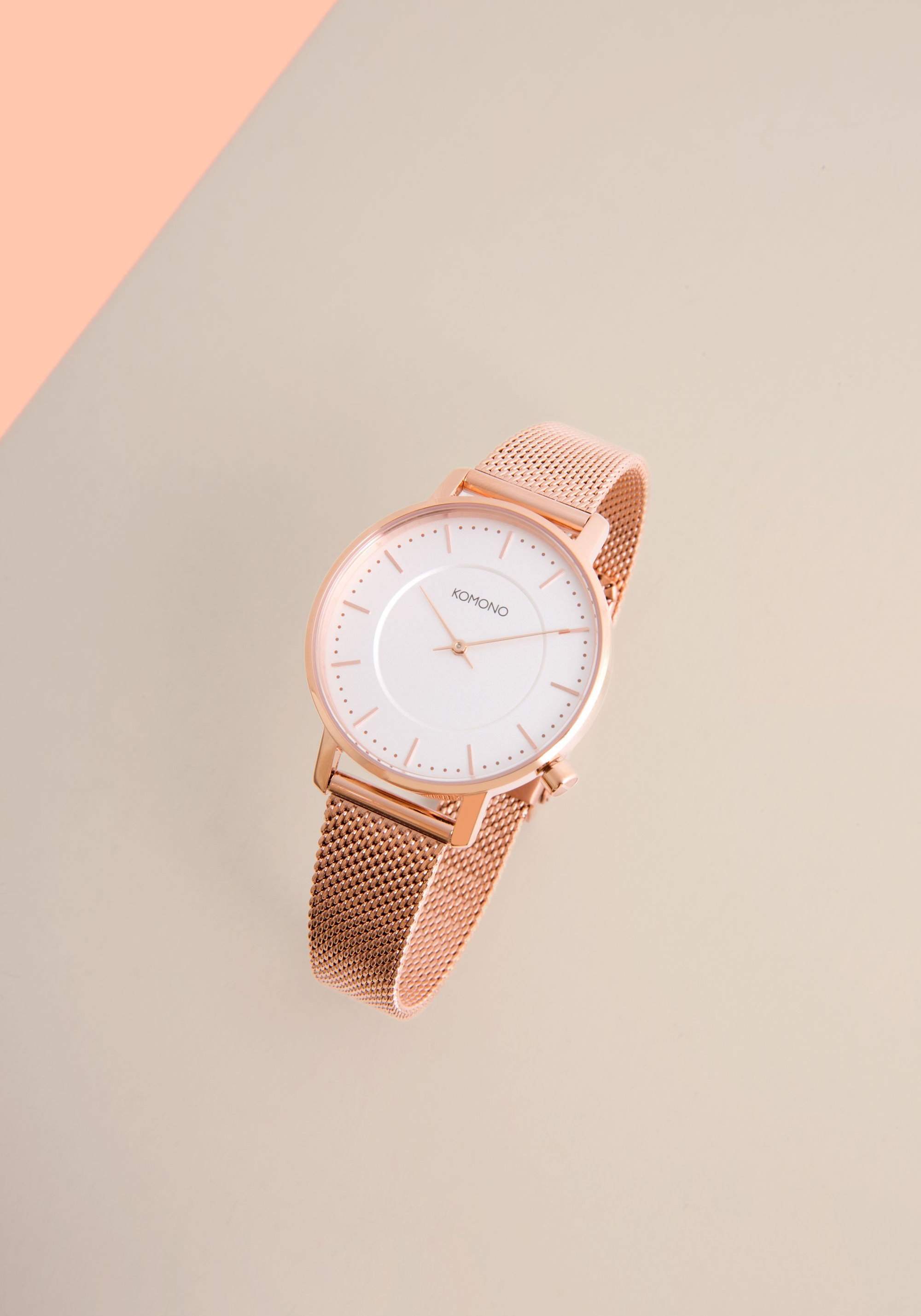Komono Harlow Rose Gold Mesh