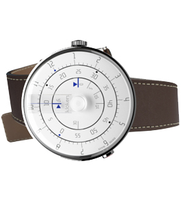 KLOK-01 MINIMAL white Brown 