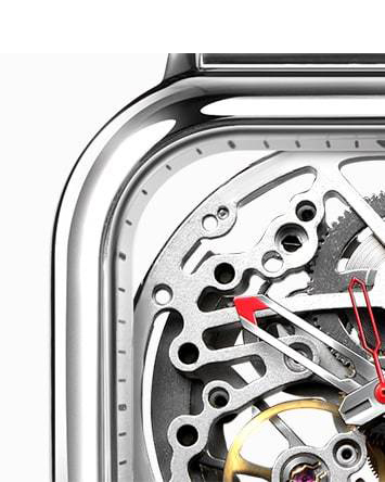 часы CIGA Design FULL HOLLOW AUTOMATIC Silver фото 10