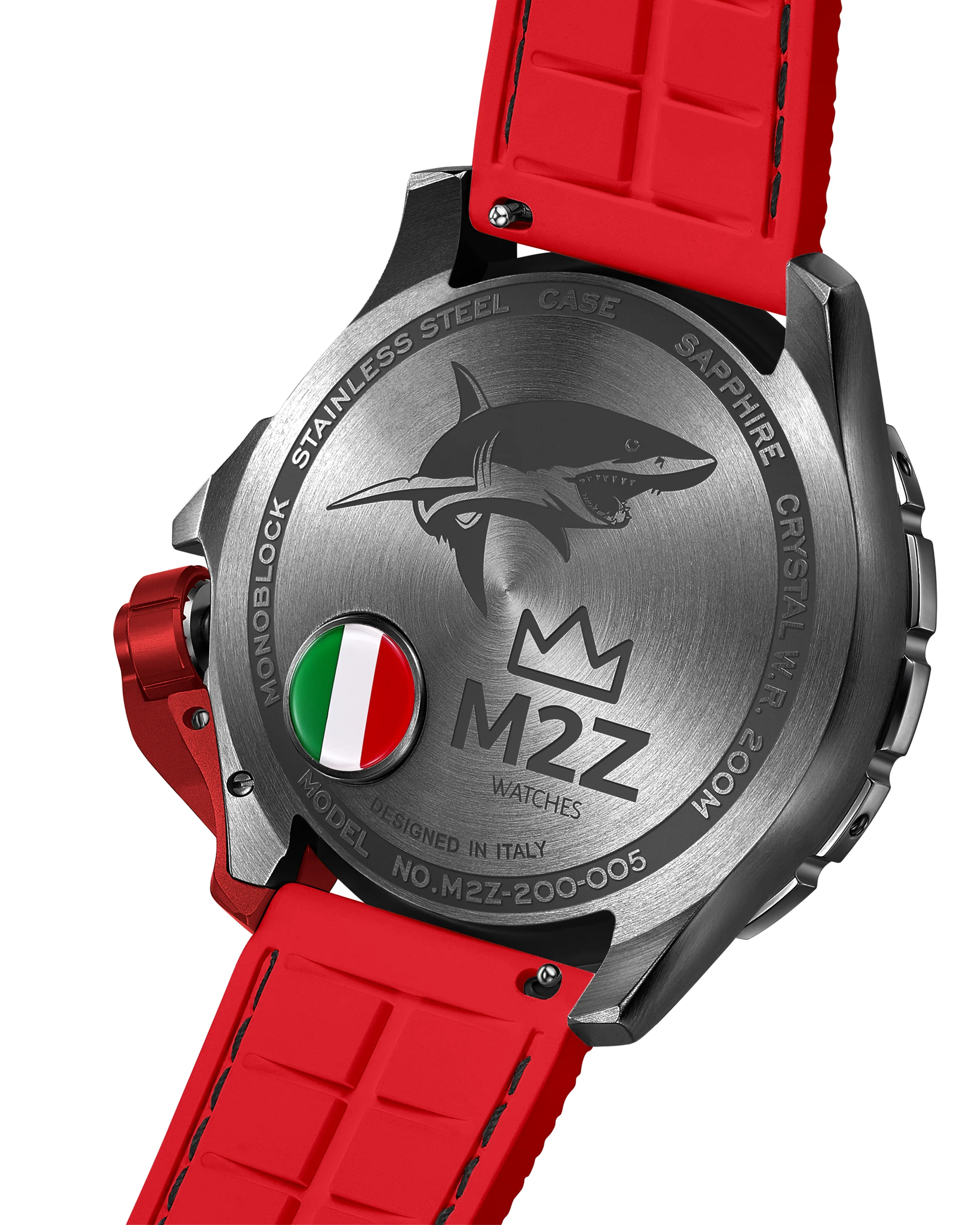 M2Z Watches DIVER WATCH 200 - 005 RED