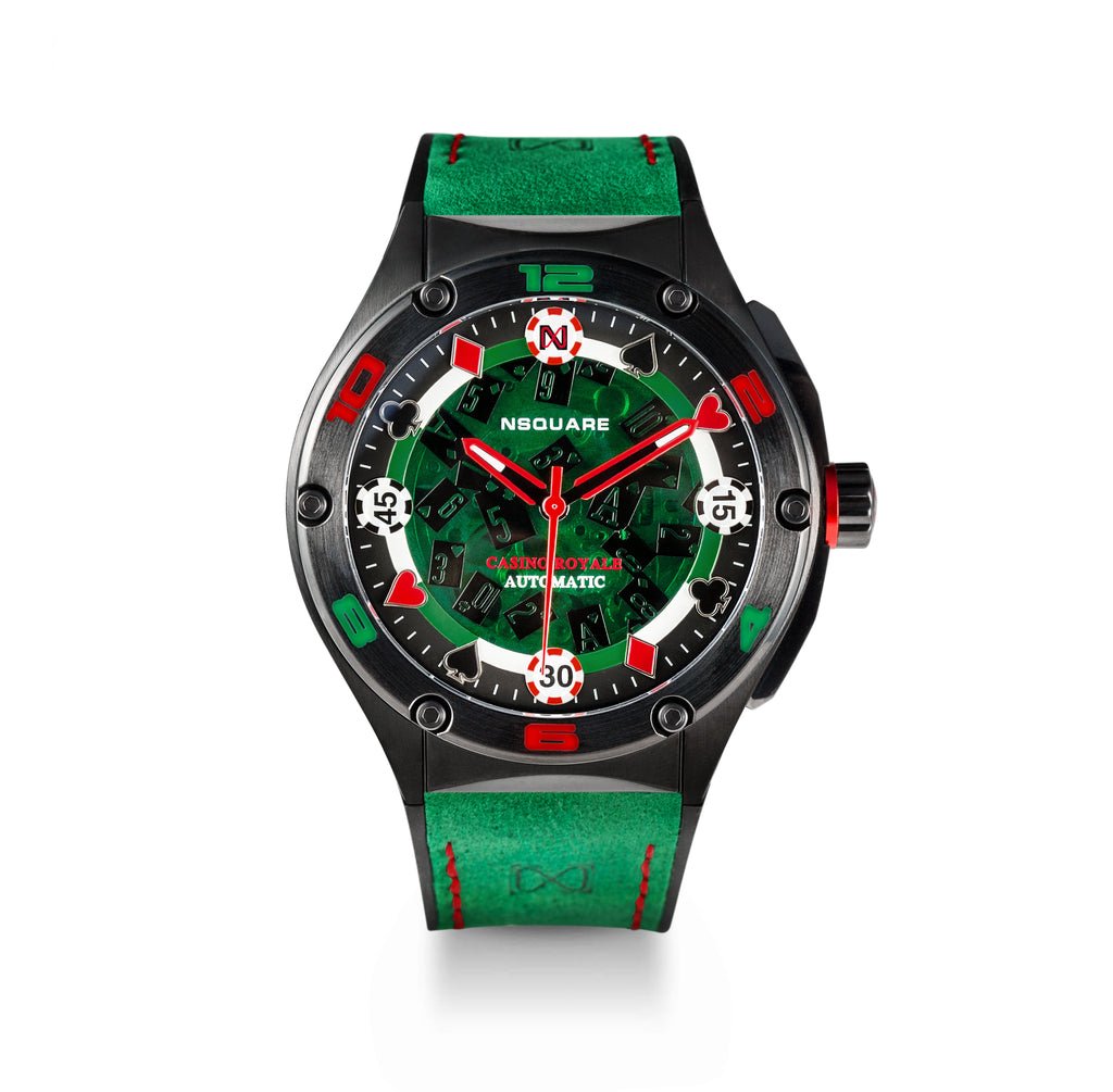 часы NSQUARE Casino Royale Green N40.1 Limited Edition фото 4