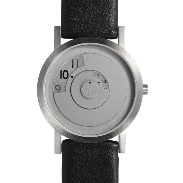 Projects Reveal Silver Leather 40 mm