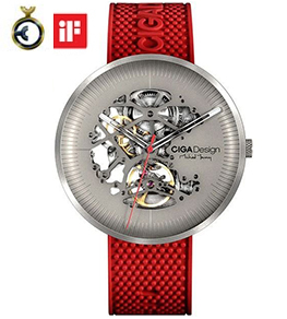 часы  MICHAEL YOUNG SERIES TITANIUM EDITION <br>RED AUTOMATIC M031-TITI-W15RE  фото 2