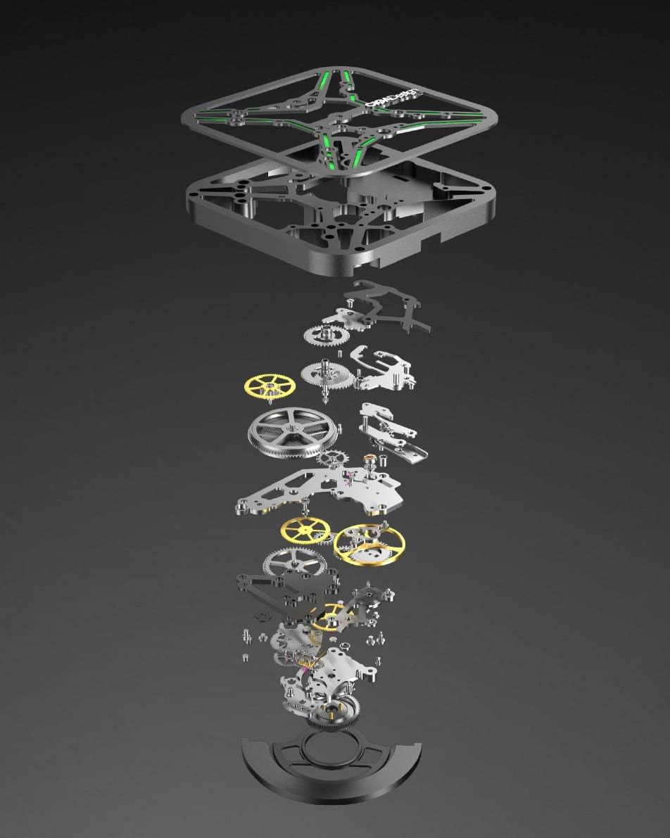 CIGA Design X Series Orange Automatic X011-BLOG-W25BK