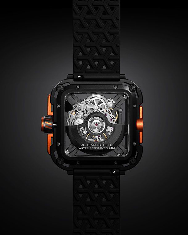 CIGA Design X Series Orange Automatic X011-BLOG-W25BK
