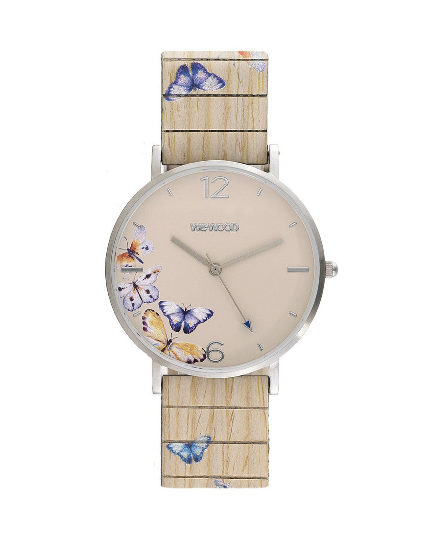 часы WeWood AURORA BUTTERFLY BEIGE фото 4