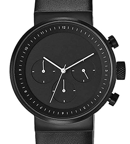 KIURA BLACK CHRONOGRAPH 