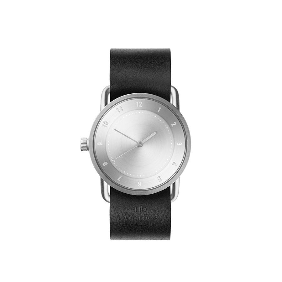 часы TID No.1 Steel Black Leather 36 mm фото 4
