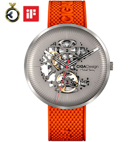 часы  MICHAEL YOUNG SERIES TITANIUM EDITION <br>ORANGE AUTOMATIC M031-TITI-W15OG  фото 2