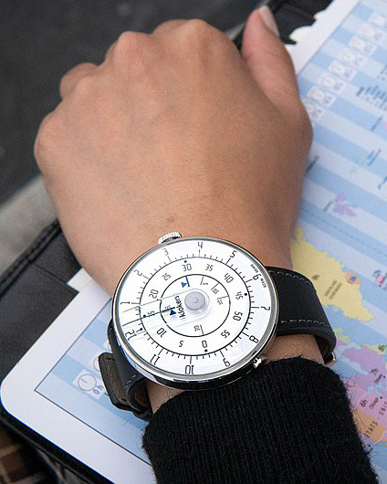 часы Klokers KLOK-01 Minimal White Black фото 6