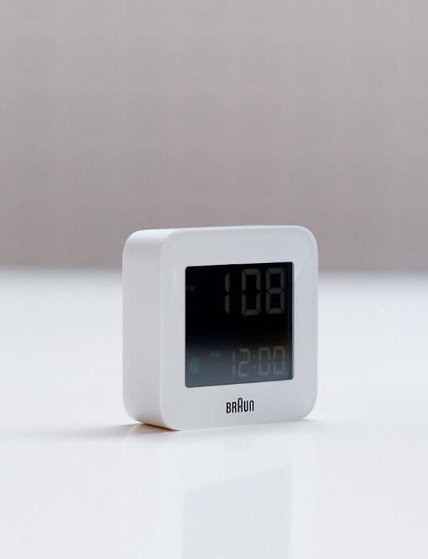 BRAUN БУДИЛЬНИКИ Будильник BC08 White