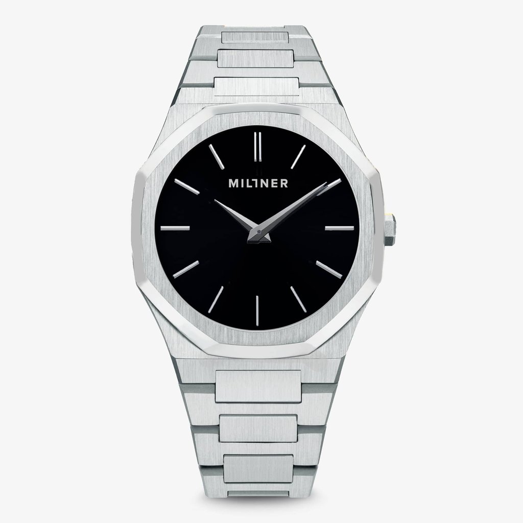 часы Millner Oxford Silver Black фото 4