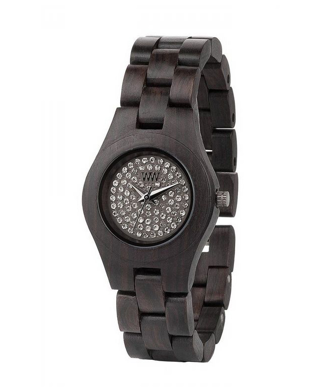часы WeWood Moon CRYSTAL BLACK SWAROVSKI фото 5