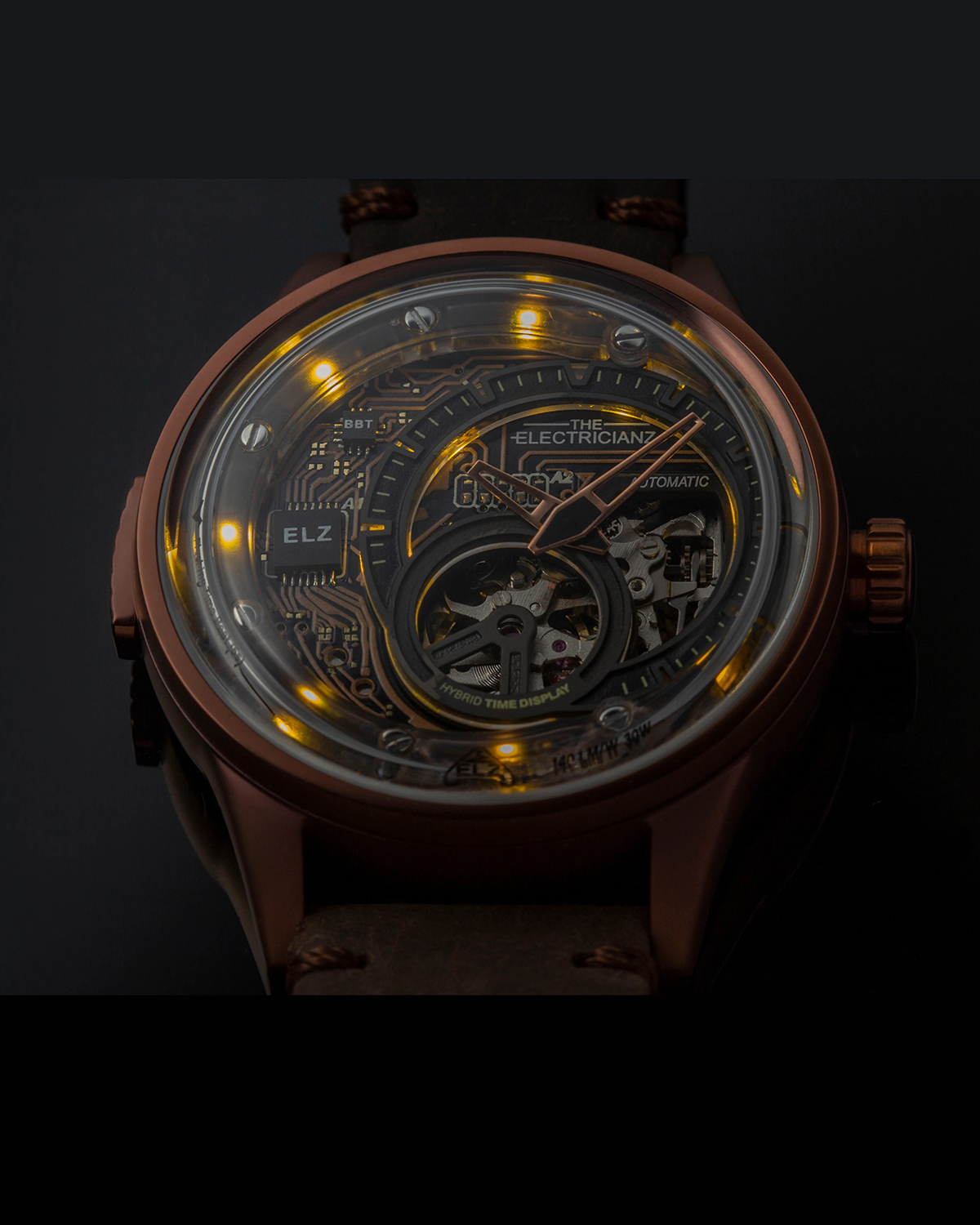 The Electricianz THE HYBRID E-CIRCUIT BRONZE ZZ-B1C/05-CLC Automatic