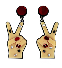 Jennifer Loiselle Серьги PEACE OUT 