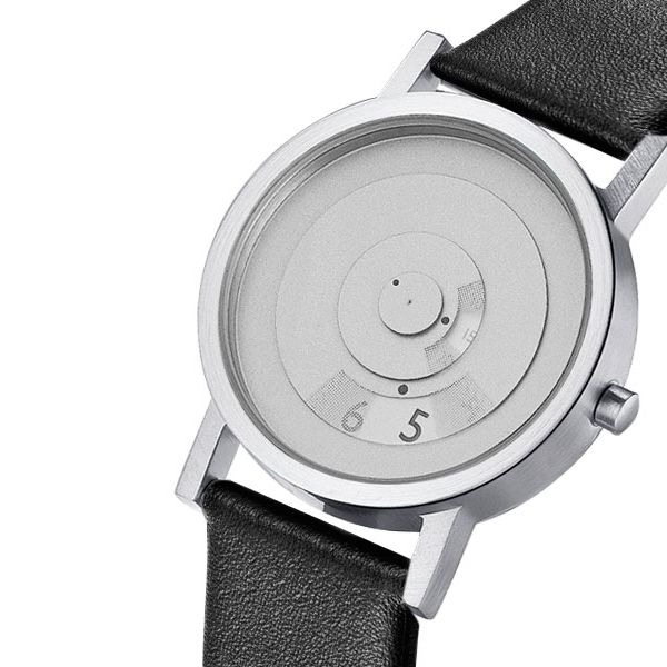 часы Projects Reveal Silver Leather 40 mm фото 5
