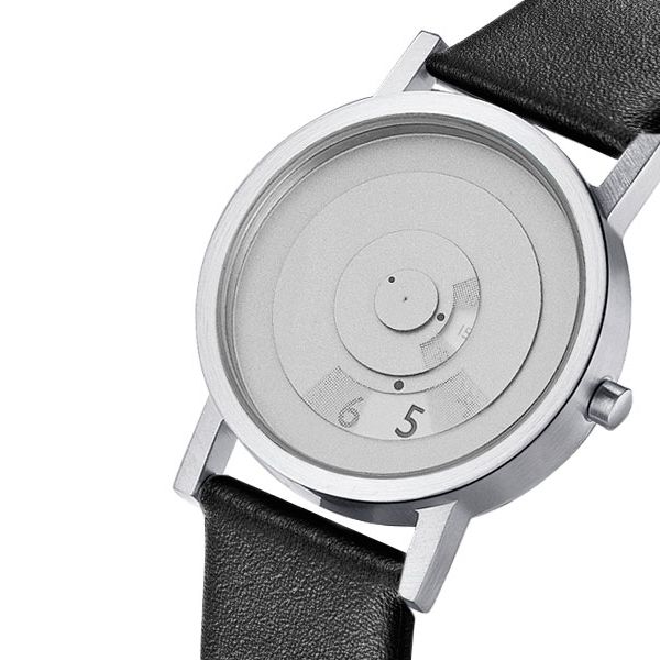 Projects Reveal Silver Leather 40 mm