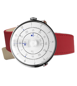Klokers KLOK-01 MINIMAL <br>WHITE RED  фото 1