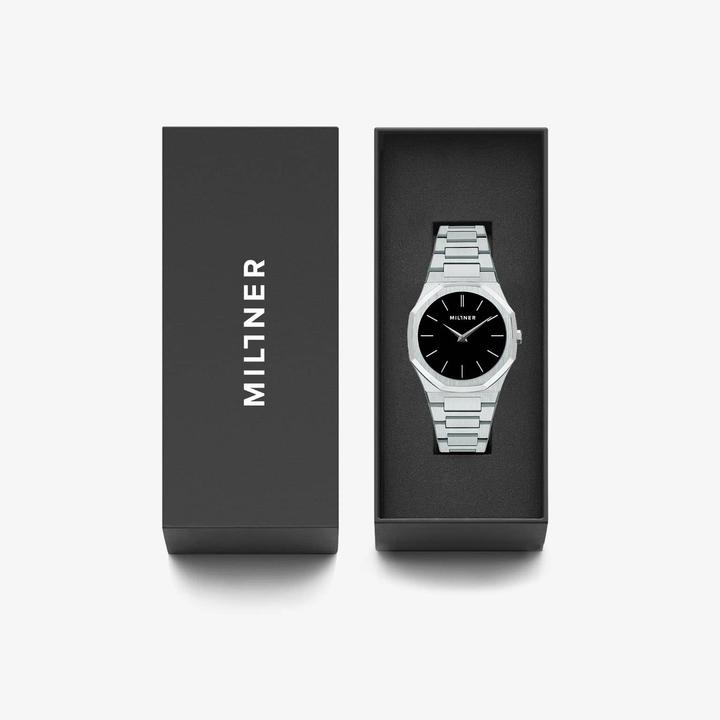 Millner Oxford S Silver Black