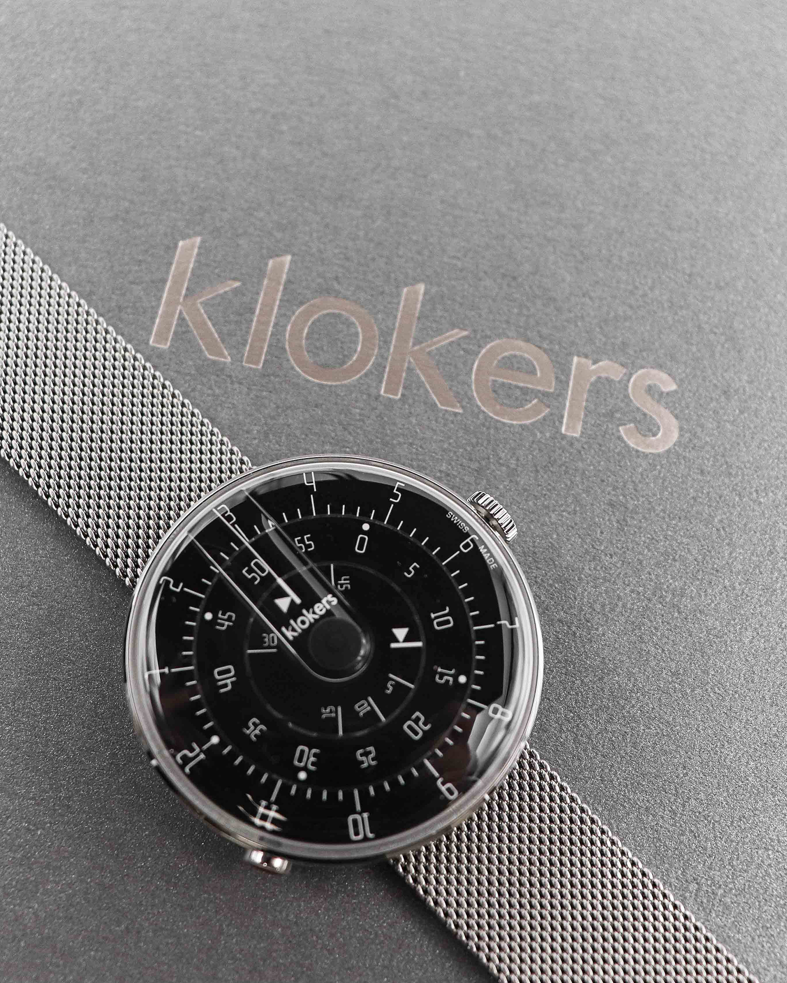 Klokers KLOK-01 Minimal Black Steel