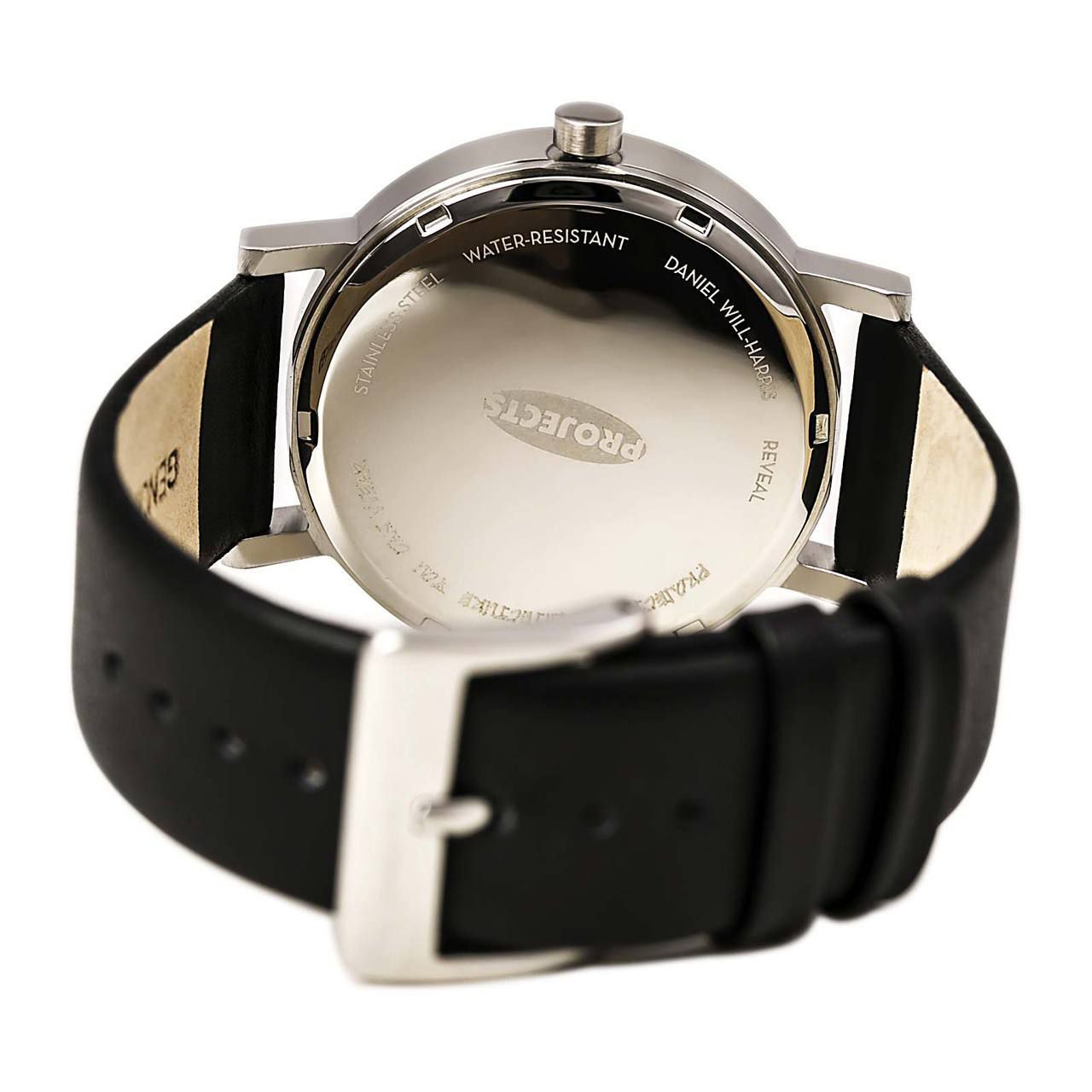 Projects Reveal Silver Leather 40 mm