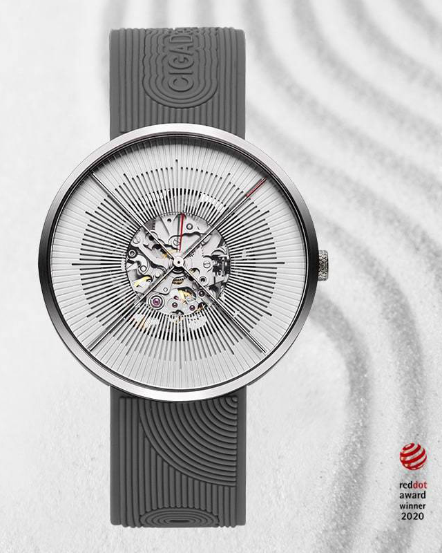 часы CIGA Design J SERIES ZEN silver automatic J011-SISI-W35 фото 4