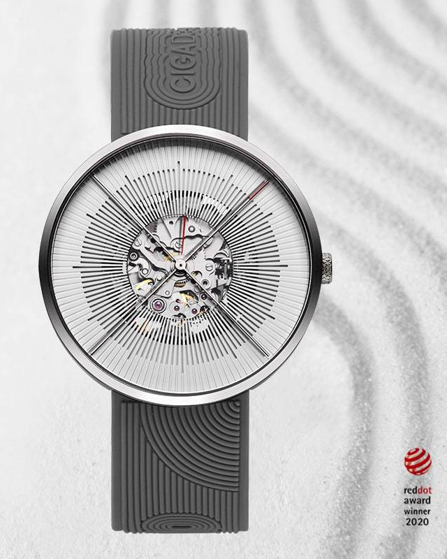 CIGA Design J SERIES ZEN silver automatic J011-SISI-W35