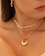 A B Art Jewelry A B Art колье с кулоном из золота Heart of the Ocean Basic