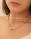 A B Art Jewelry A B Art колье из золота и опала Triple Pink Opal