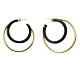 SOKO SOKO Серьги mixed material gio hoops