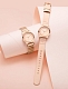 TID No.4 Rose Gold leather 28 mm