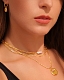 A B Art Jewelry A B Art колье с кулоном из золота Heart of the Ocean Basic
